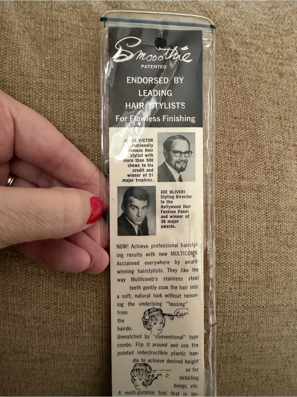 Smoothie Professional Hair Styling Tool Vintage